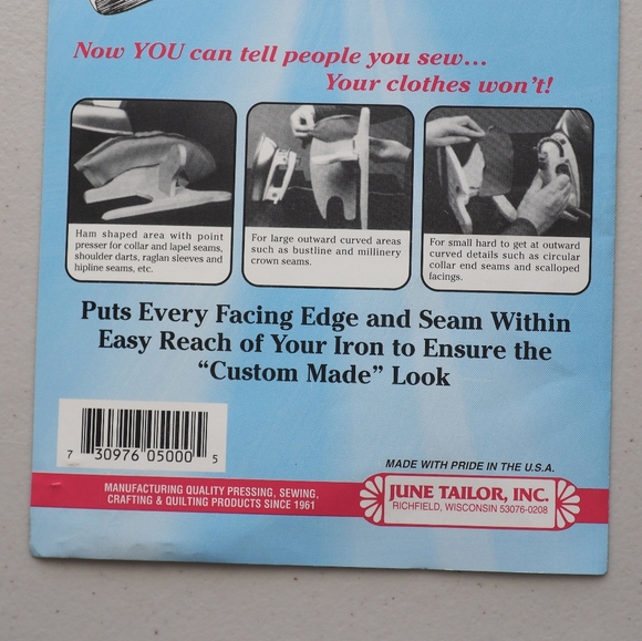 Vintage June Tailor Board Dressmaker Wooden Pressing Sewing Tool USA No Screws - Picture 11 of 17